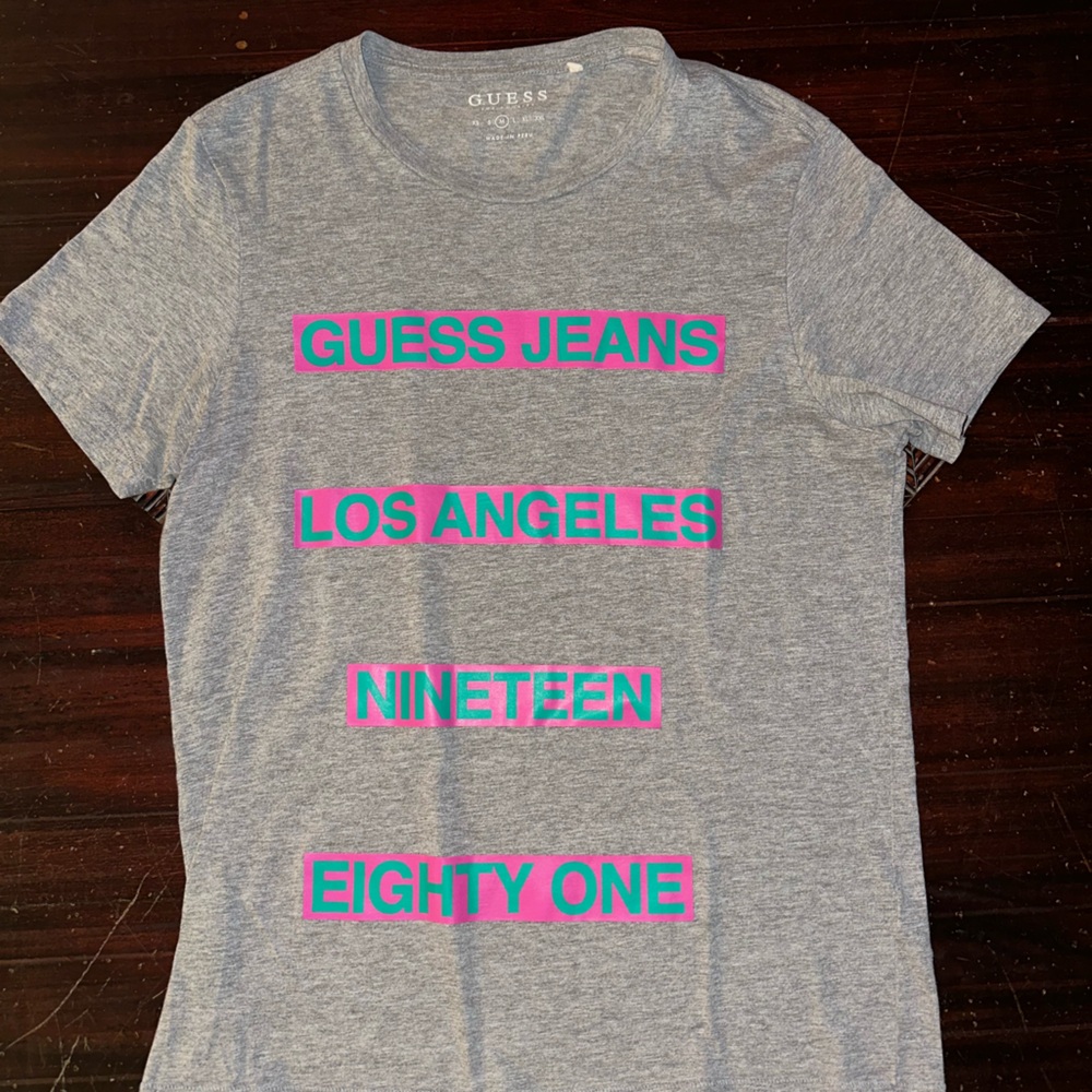Guess Jeans Graphic T Shirt